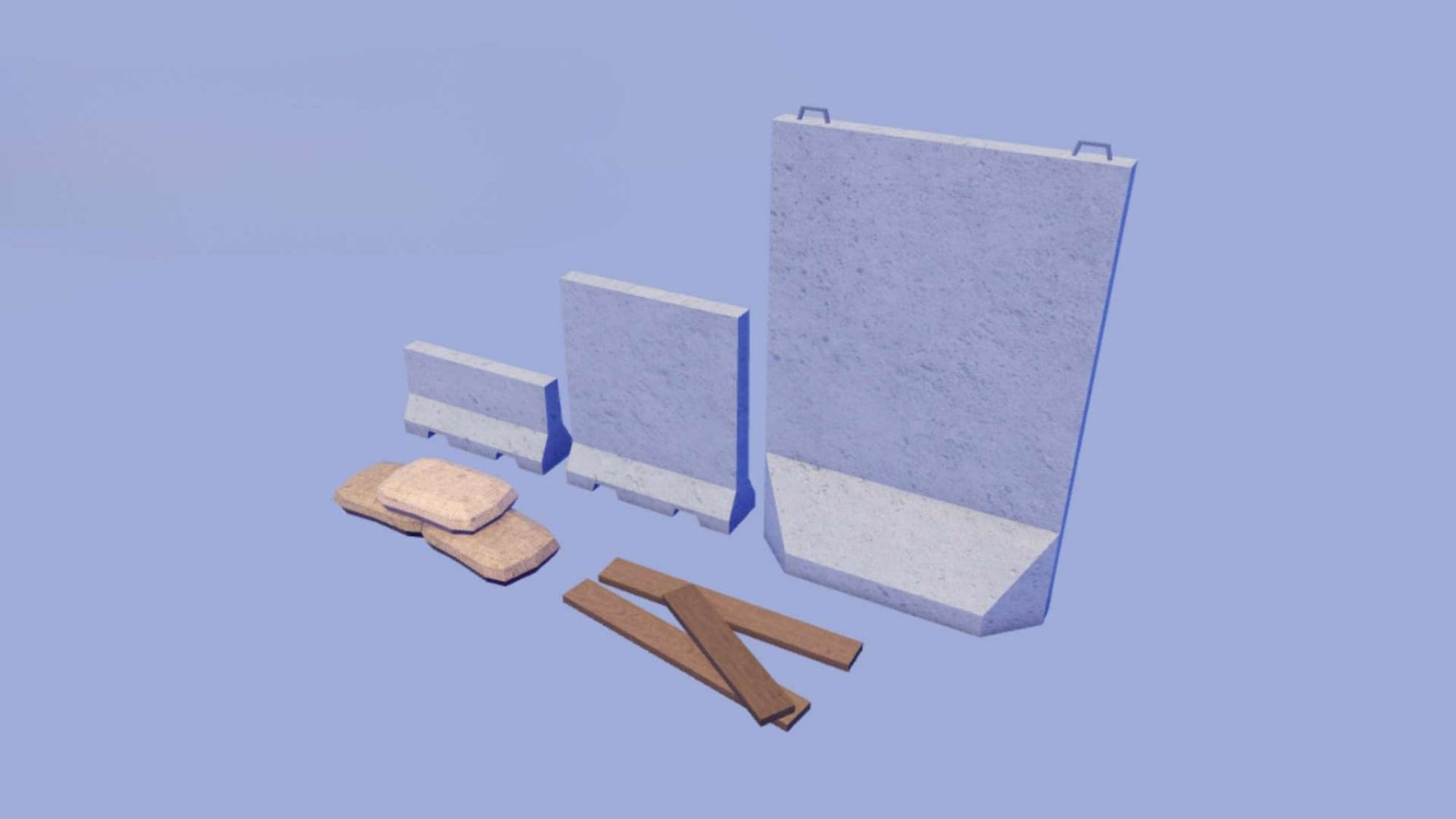 Concrete Barricade Pack 🚧