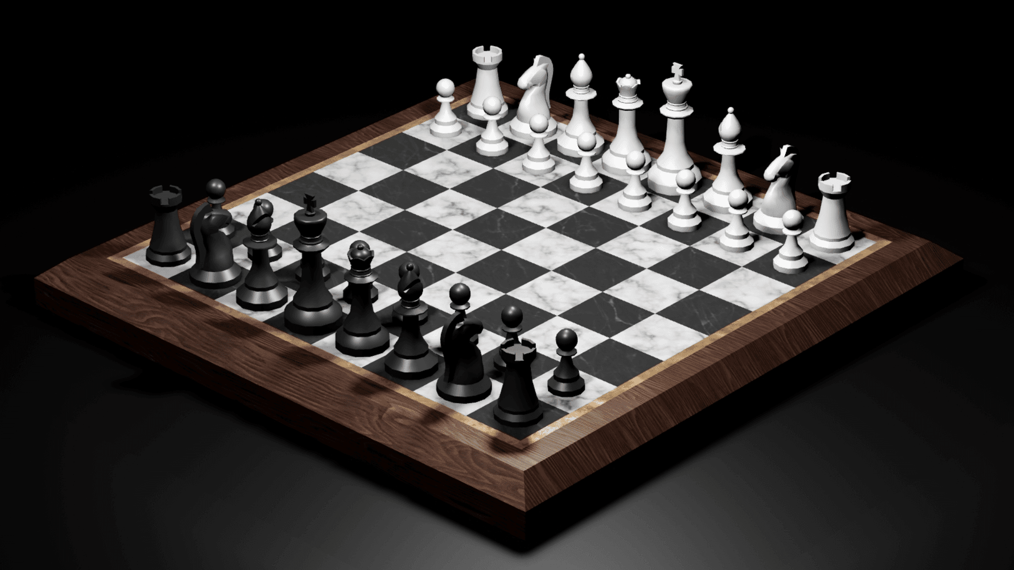 Low Poly Chess Set โ๏ธ