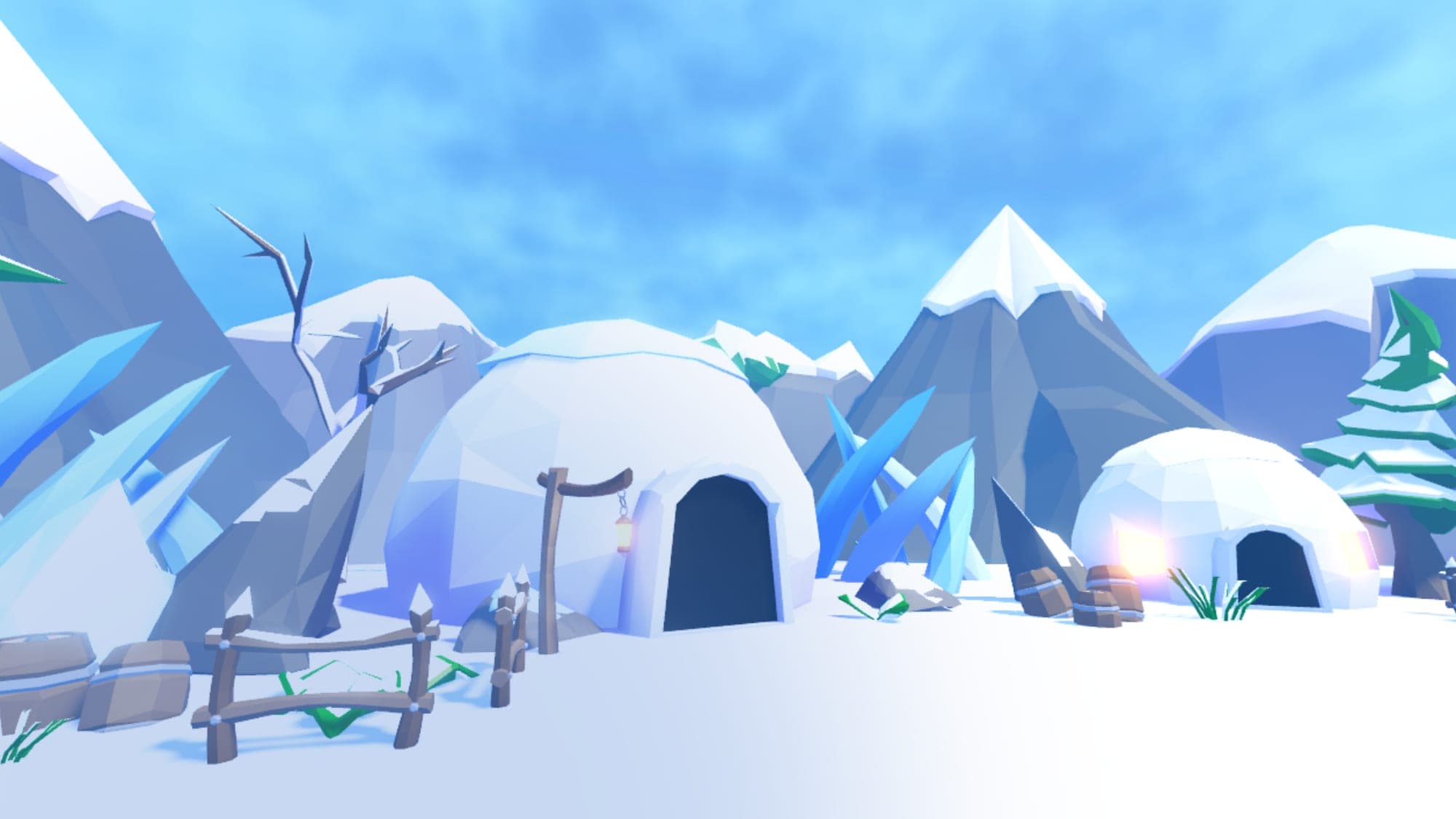 Low Poly Snow Map βοΈ