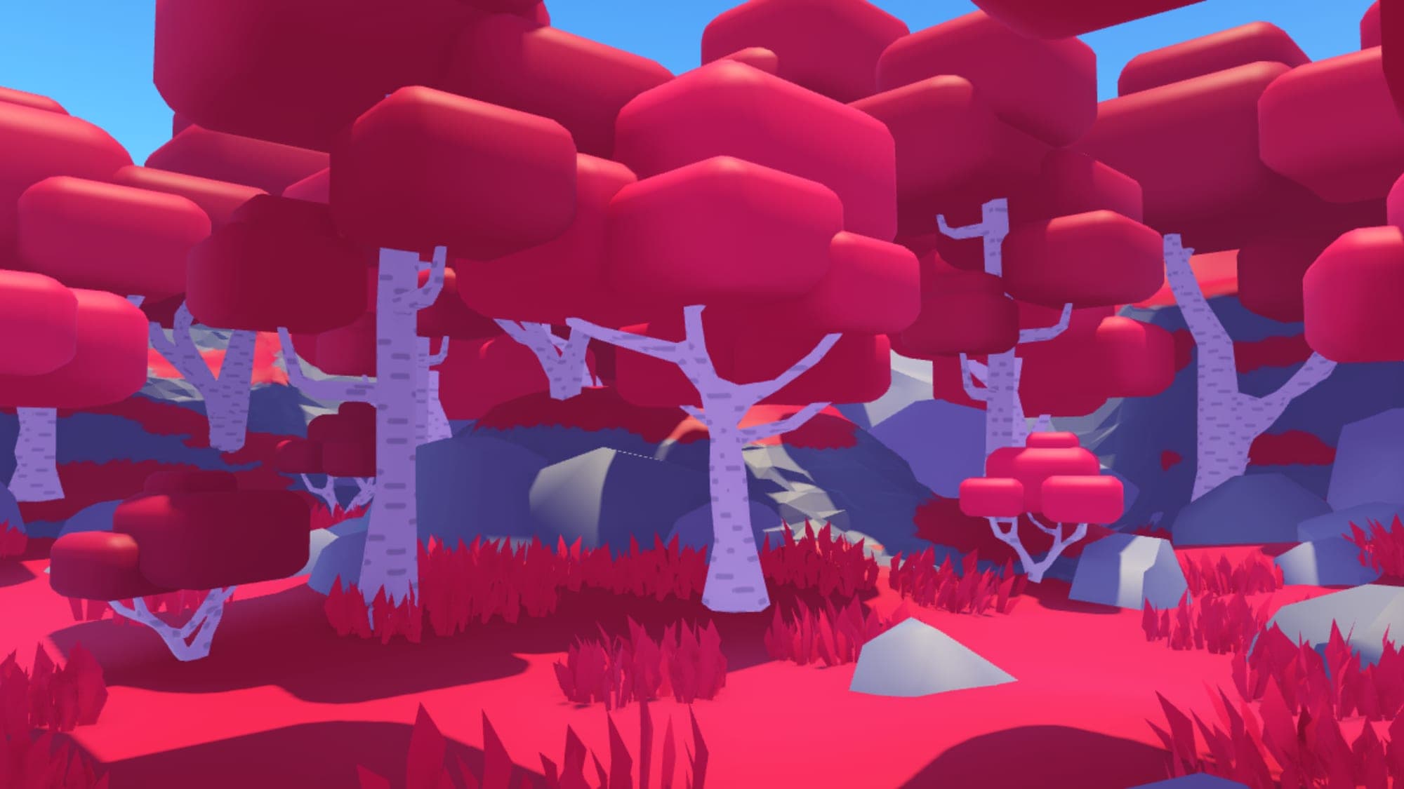 Low-Poly Red Forest Pack π