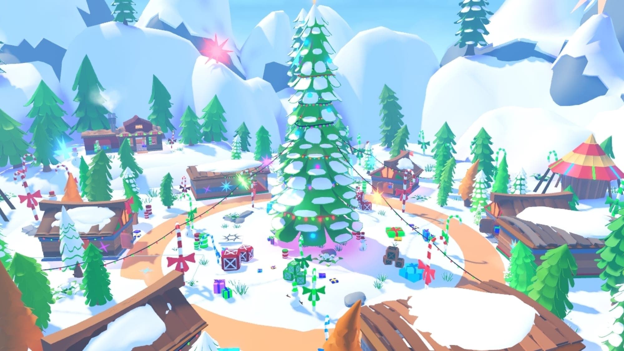 Low Poly Christmas Map ๐