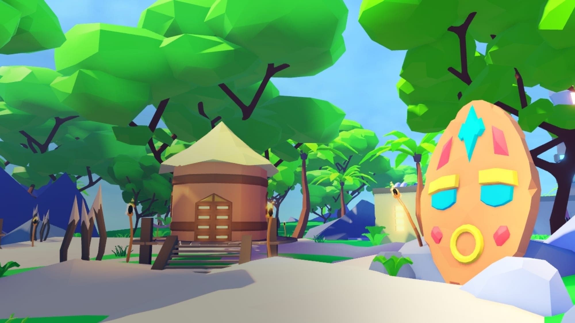 Low Poly Tower Island Map π’