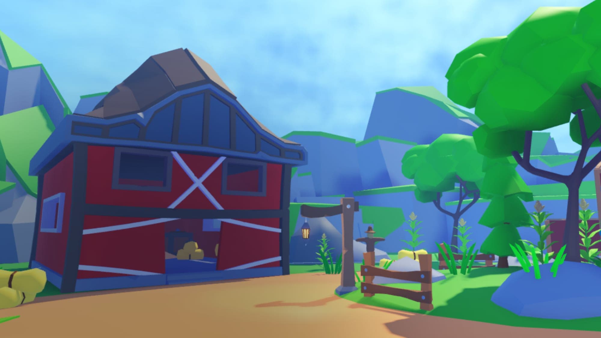 Low Poly Farm Map π½