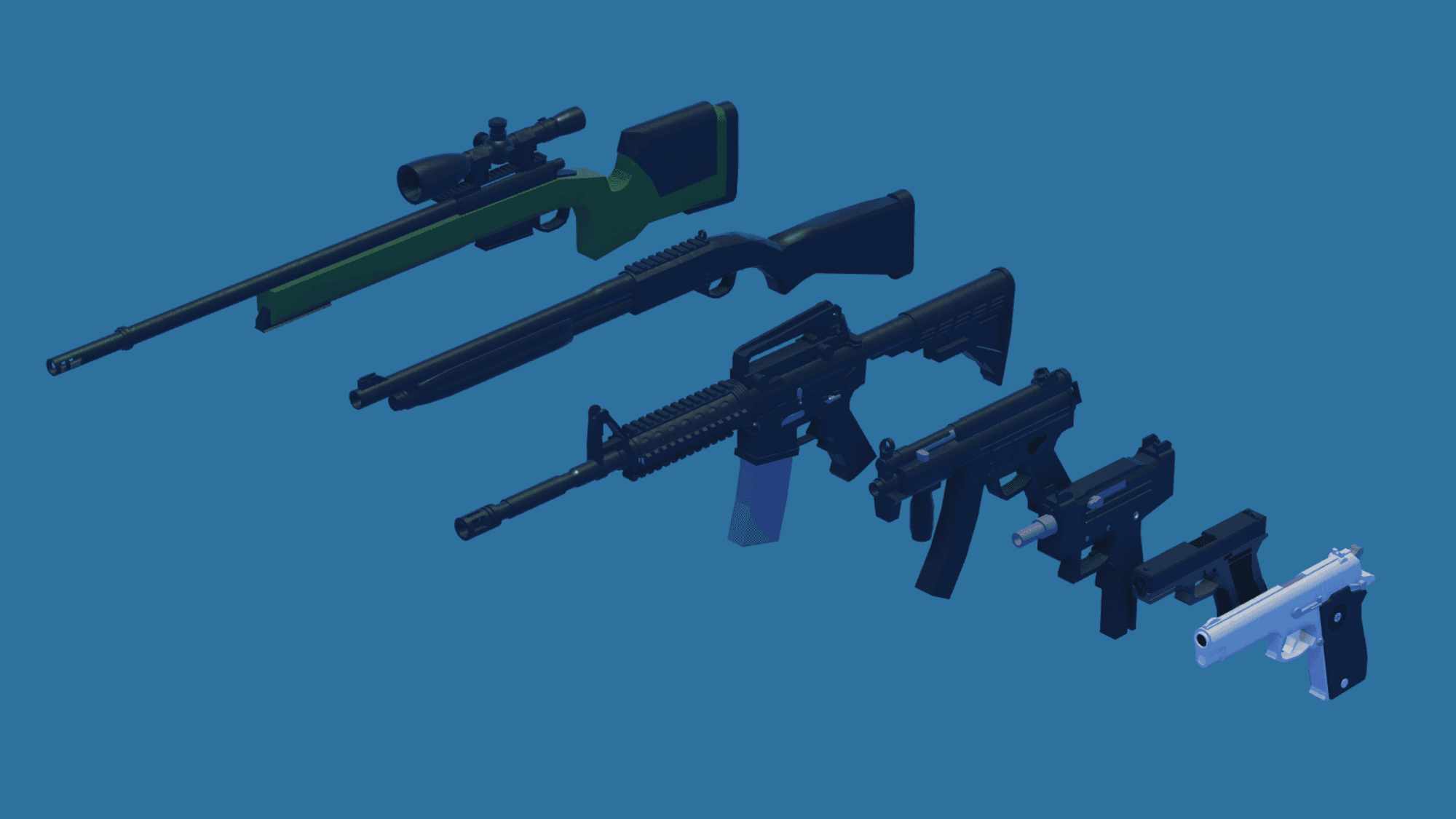 FPS Gun Pack 1 💥