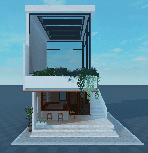 Realistic Cozy Cafe