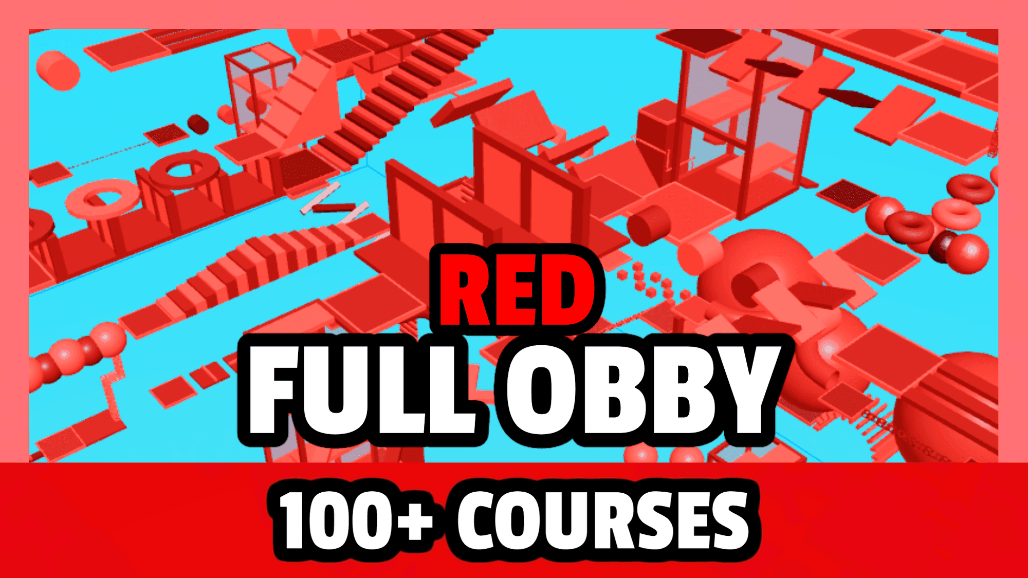 Red Full Obby Set 🔴