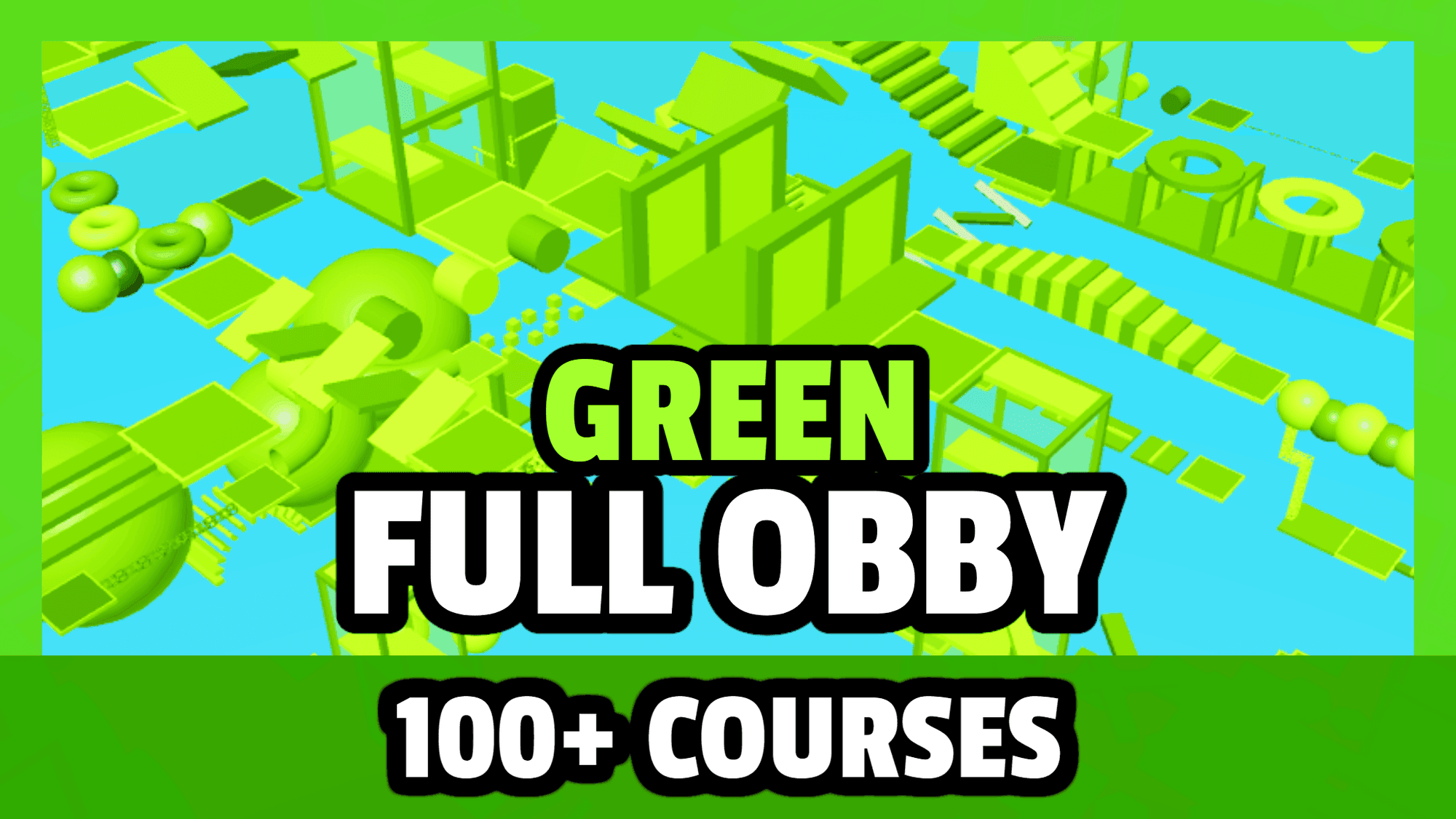Green Full Obby Set ๐ข